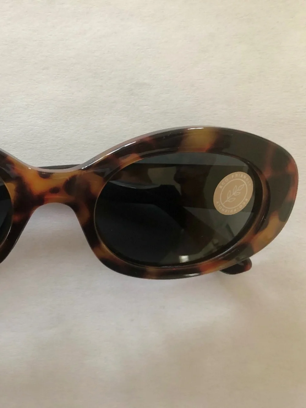 NEW Oval Tortoise Polarized Carolyn‎ Bessette inspired Peepers Sunglasses +0.00